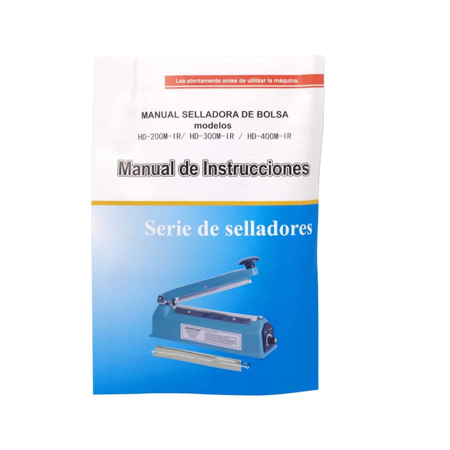 Selladora De Bolsas 40 cm 500W HD-400M-IR HURRICANE - Imagen 5