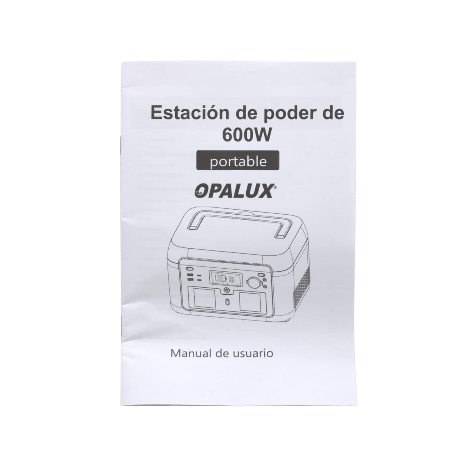 Estación De Energía Portátil 600W 220-240V Batería OP-SR0KW6L OPALUX - Imagen 8