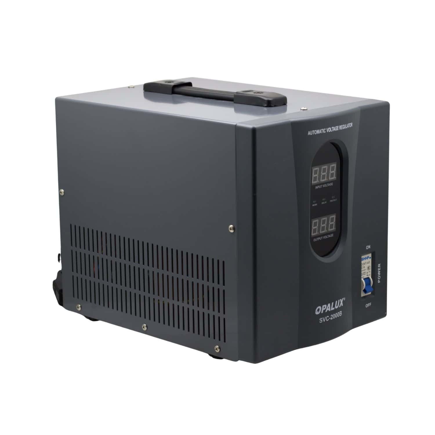 Estabilizador Servo Motor 2000W c/ Pantalla Digital SVC-2000B OPALUX - Imagen 2