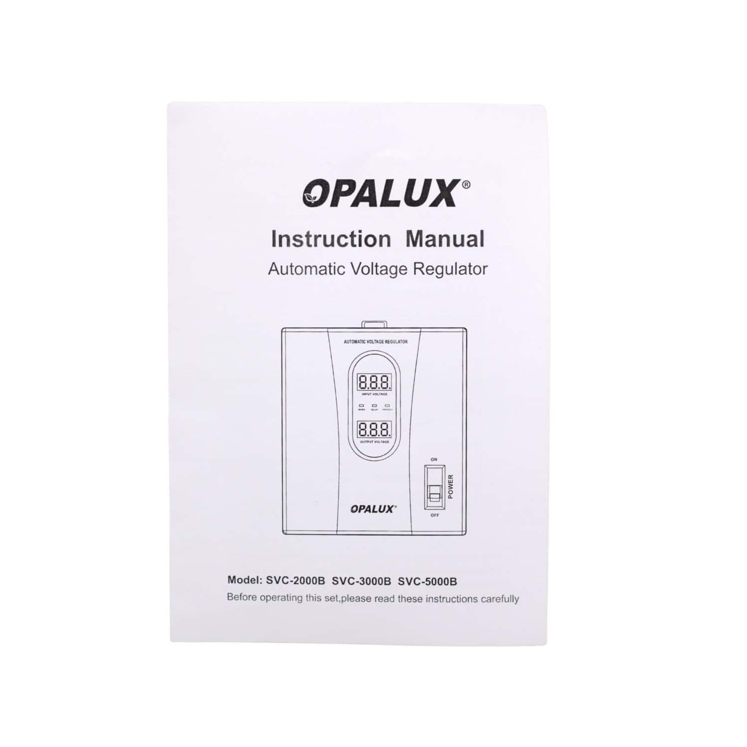 Estabilizador Servo Motor 2000W c/ Pantalla Digital SVC-2000B OPALUX - Imagen 6