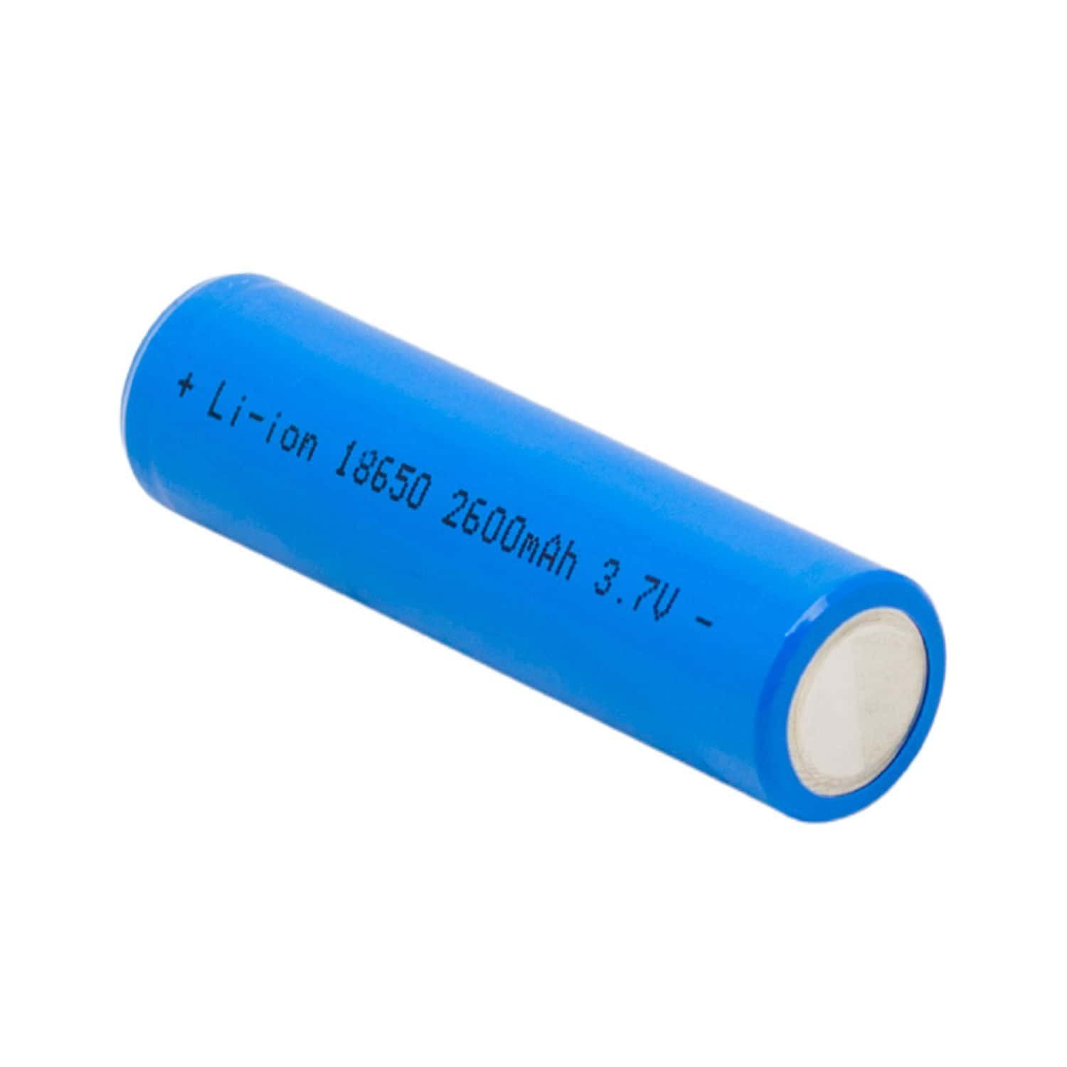 Batería Recargable de Litio 18650 3.7V 2600mAh - 18650-2600mAh - Imagen 3