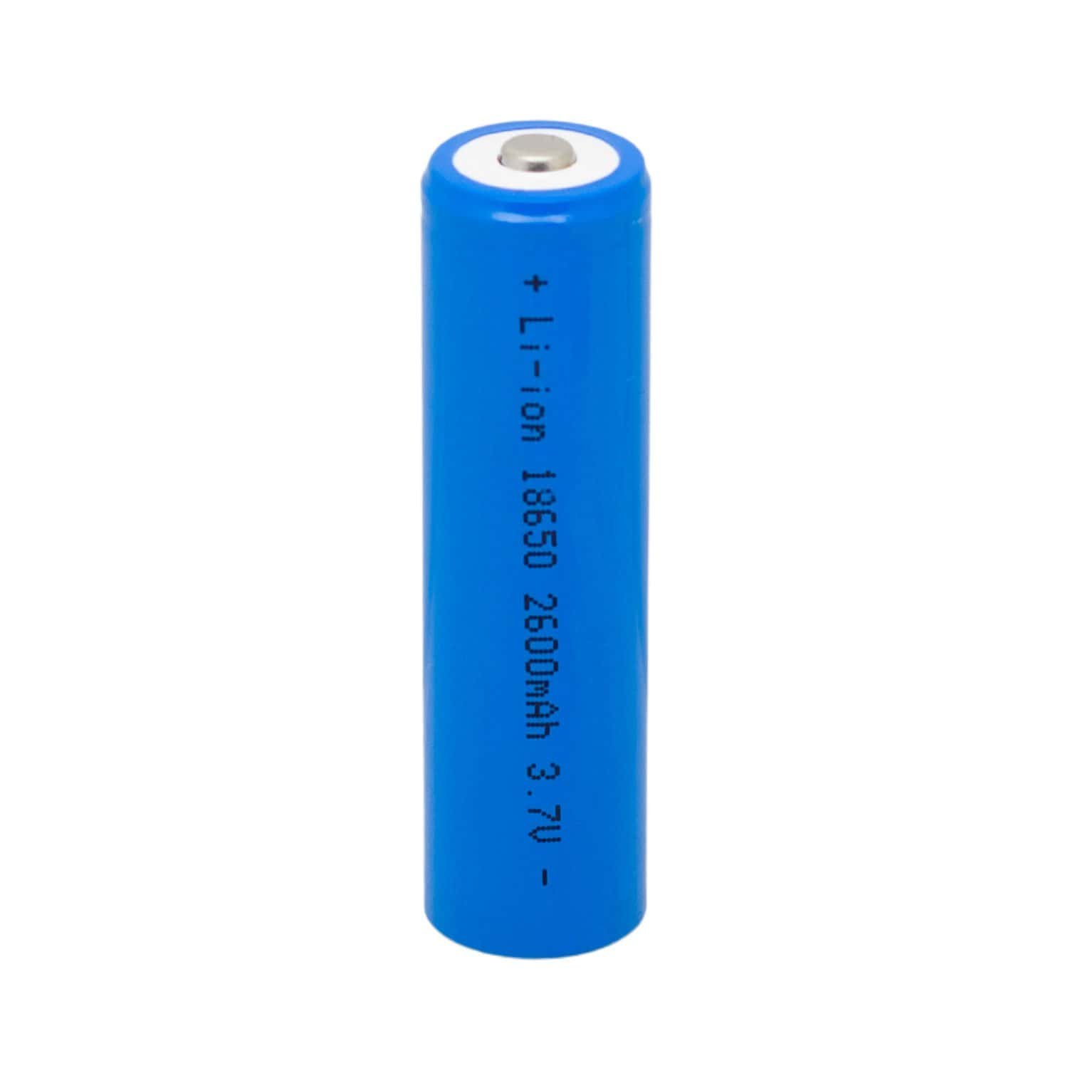 Batería Recargable de Litio 18650 3.7V 2600mAh - 18650-2600mAh - Imagen 2