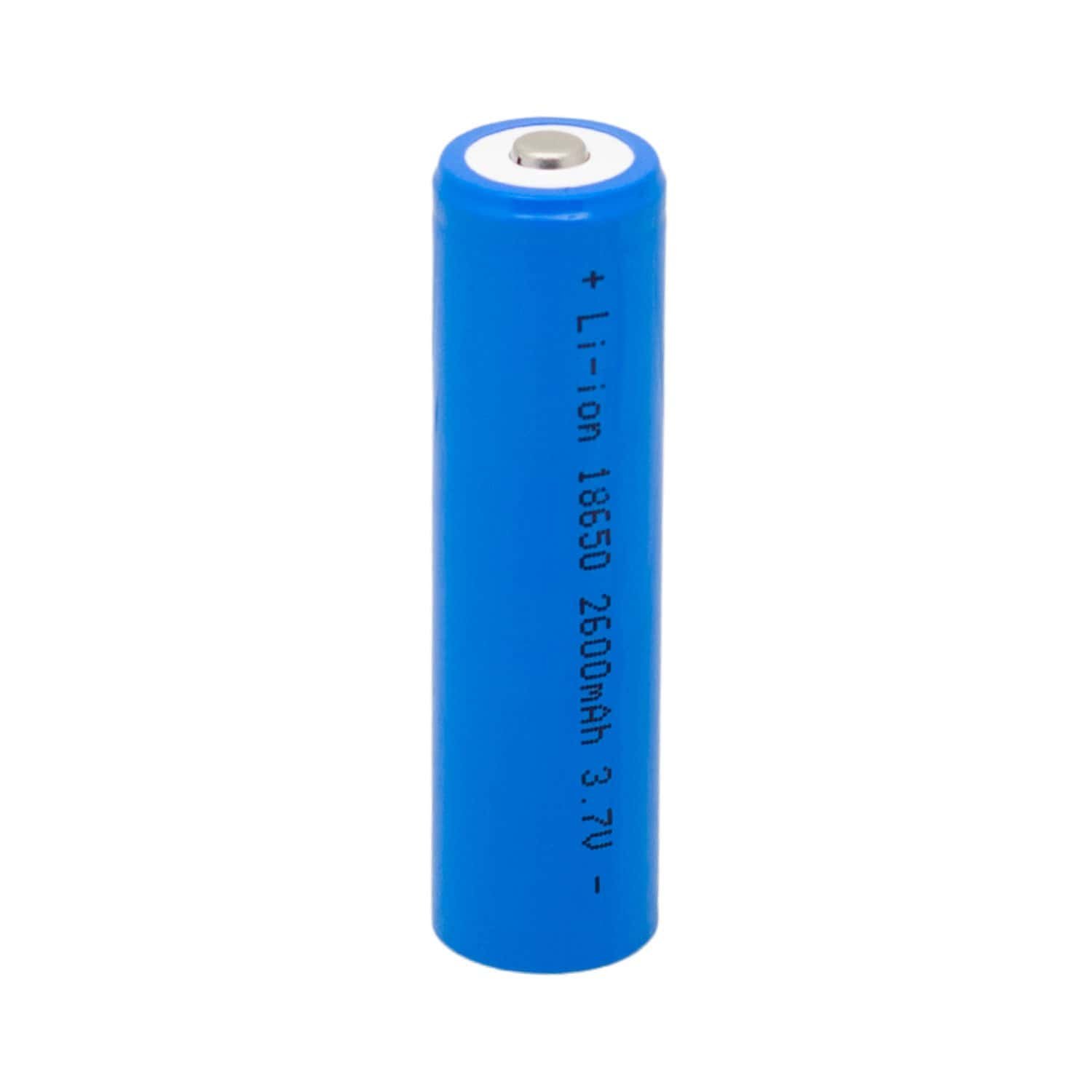 Batería Recargable de Litio 18650 3.7V 2600mAh - 18650-2600mAh