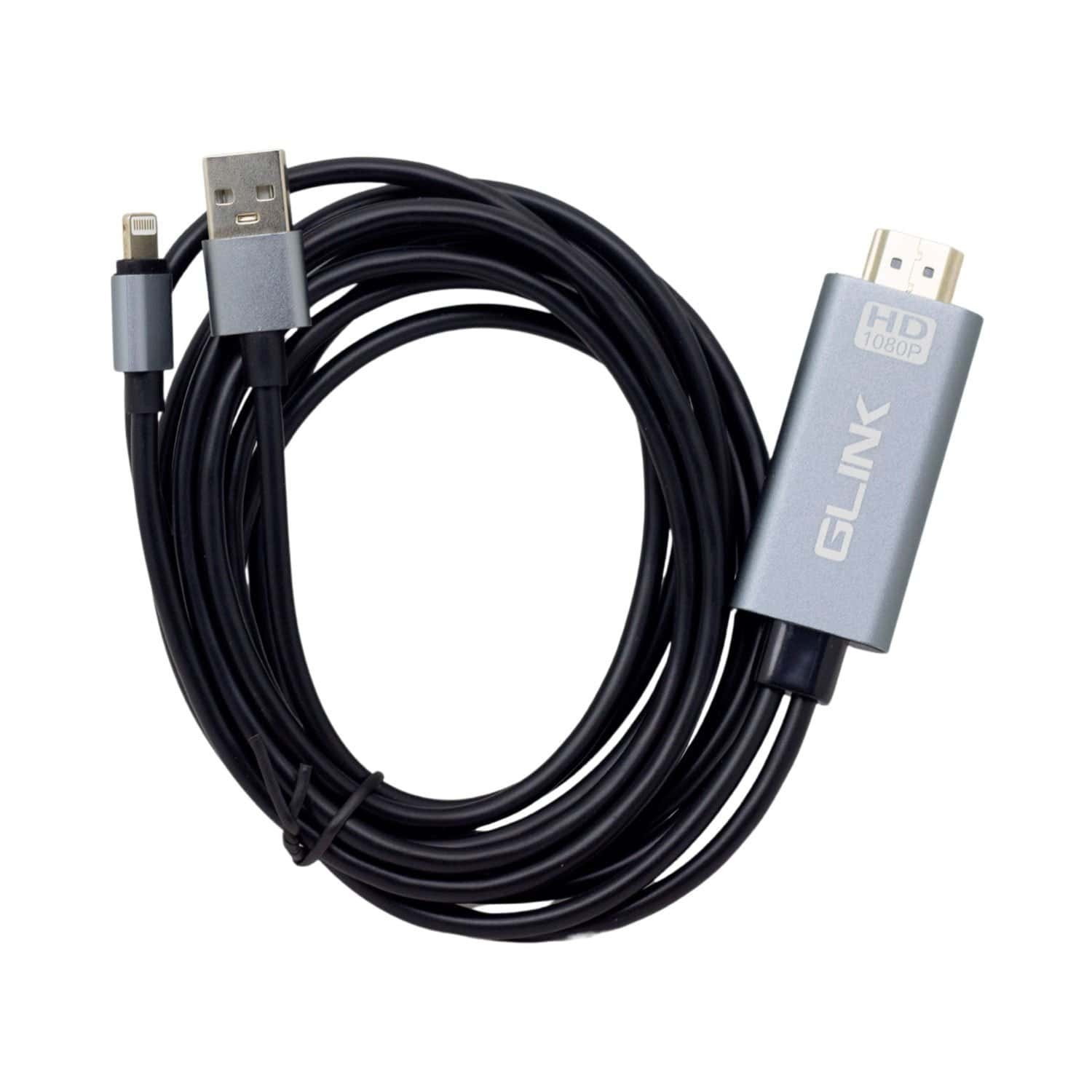 Cable Lightning a HDMI GLINK GL-056 - Imagen 2
