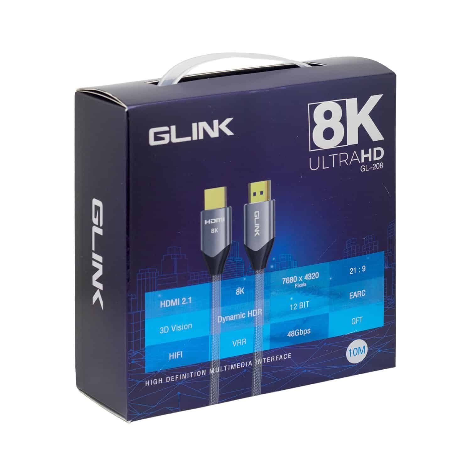 Cable HDMI 2.1 8K 60Hz 10M GLINK GL-208 - Imagen 4