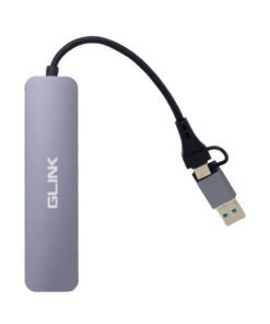 Alternative view of Hub USB 3.0 + USB-C 5 en 1 GLINK GL050