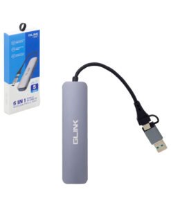 Hub USB 3.0 + USB-C 5 en 1 GLINK GL050