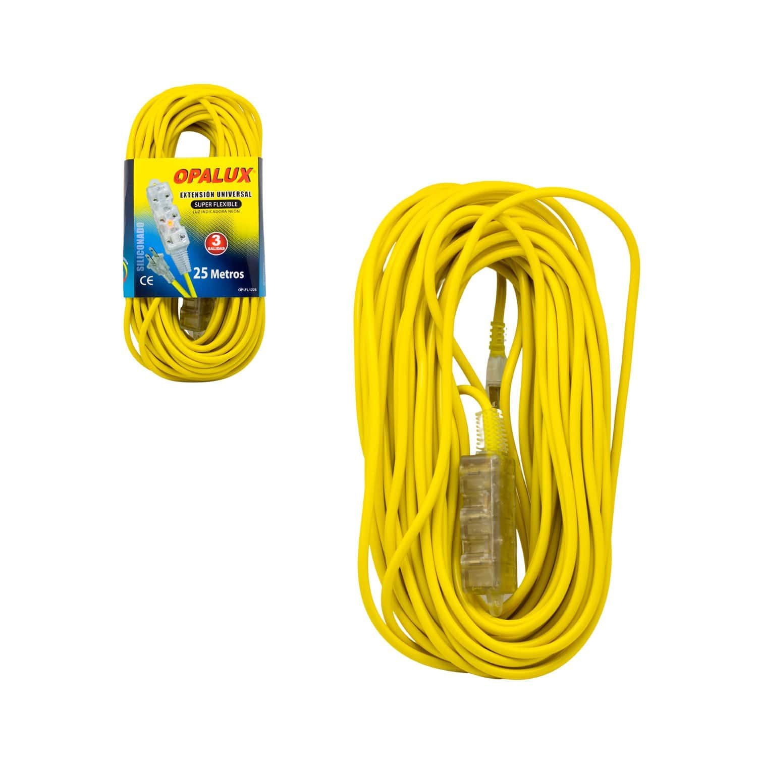Extensión Universal Siliconada 25M OP-FL1225 OPALUX