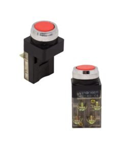 Pulsador Industrial Rojo 25mm STRONGER PB2511 ROJ