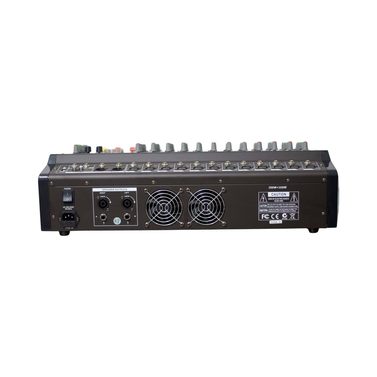 Consola Amplificada 12 Canales 2x350W POTTENZA PZ-YPMX1209D - Imagen 4