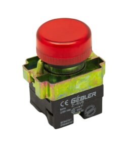 Alternative view of Foco Neón de Señalización Rojo 22mm GEBLER XB2-BV64