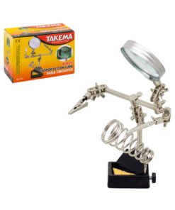 Soporte para Cautín con Lupa y Pinzas ZD-10G TAKEMA