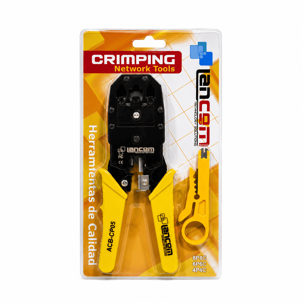 Herramienta Crimping Para RJ45, RJ12, RJ11 Y RJ9 LANCOM ACB-CP05 - Imagen 4