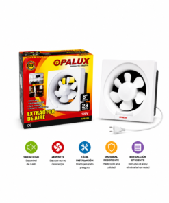 Extractor de Aire 8" 28W OPALUX APB20A