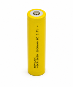 Batería Recargable con Pin 18650 (HC) Litio 3.7V 2000mAh OPALUX ICR18650-2000HC