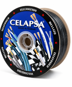 Cable Vulcanizado 2x14 AWG Negro Celapsa – Venta por Metro 2X14VN-F-MT