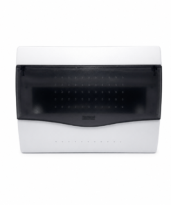 Caja Tablero Adosable 14 Polos ABS IP40 IK08 con Puerta PC OP-3612