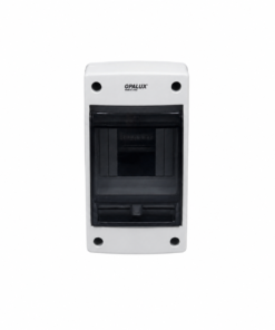 Caja Tablero Adosable Transparente Opalux 4 Polos IP65 OP-3902-T