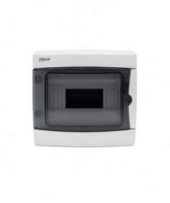 Caja Tablero Adosable Transparente Opalux 8 Polos IP65 OP-3908-T