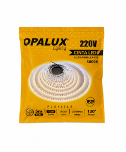 Alternative view of Cinta LED Opalux 220V 3000K 120 LED/m 5 Metros IP20 OP-LS120-225WW