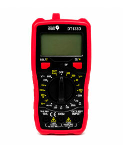 Alternative view of Multímetro Digital Rojo AC 600V, True RMS "GOLDPOWER" DT133D