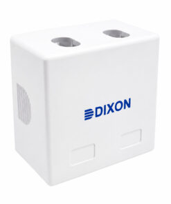 Dixon JE302/WH Roseta Adosable 2 Puertos Blanco