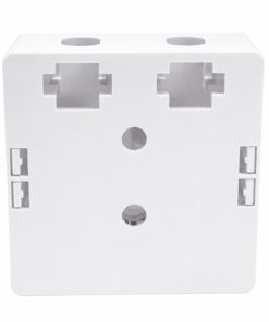 Alternative view of Dixon JE302/WH Roseta Adosable 2 Puertos Blanco