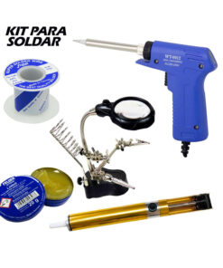 Kit Cautín+Soporte +Succionador +Pasta+Estaño MIHABA-ZZZMK5