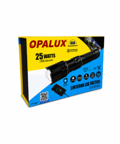 Linterna LED Táctica "OPALUX" 25W, 2000LM, IPX4, 3 Funciones OP-8085 - Imagen 7