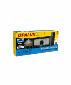 Alternative view of Luminaria Solar LED Opalux 15W con Sensor PIR y Fotocelda OP-TB01