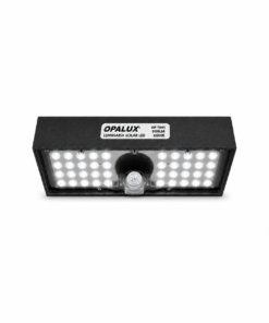 Luminaria Solar LED Opalux 15W con Sensor PIR y Fotocelda OP-TB01 - Imagen 3