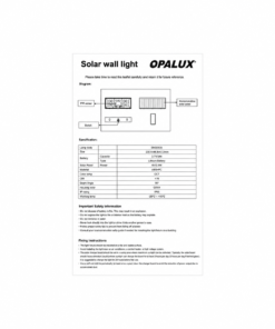 Luminaria Solar LED Opalux 15W con Sensor PIR y Fotocelda OP-TB01 - Imagen 7