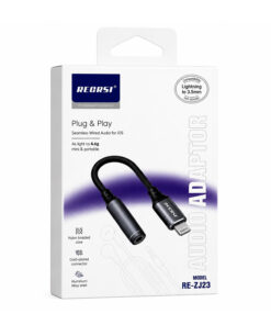 Adaptador Lightning a Jack 3.5mm, Negro RECSI RE-ZJ23 - Imagen 2