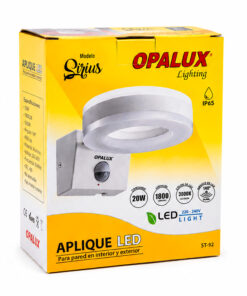 Aplique LED de Pared 20W Opalux Sirius con Sensor ST-92 - Imagen 2