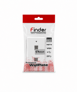 Alternative view of Placa de Pared 2 Puertos para Keystone TM-1122 Finder