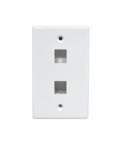 Placa de Pared 2 Puertos para Keystone TM-1122 Finder