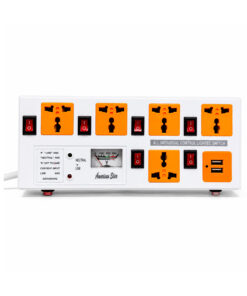 Supresor de Picos 6 Tomas 3m (2 USB) ZZ-SUP5-2USB AMERICAN STAR