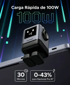 UGREEN Cargador Rápido GaN de 100W Uno, 4 Puertos, US 45514B - Imagen 4