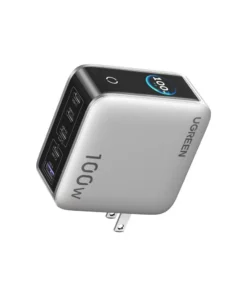 UGREEN Cargador Rápido GaN de 100W, 5 Puertos, con Pantalla Inteligente, US 65619B - Imagen 2