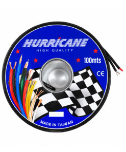 Alternative view of Cable Mellizo Estéreo Siliconado Negro AP-2040CNG HURRICANE x Rollo