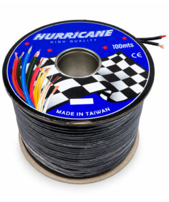 Cable Mellizo Estéreo Siliconado Negro AP-2040CNG HURRICANE x Rollo