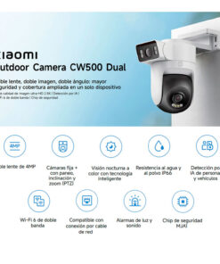 Cámara de Seguridad Exterior XIAOMI CW500 Dual MJSXJ08HL - Imagen 13
