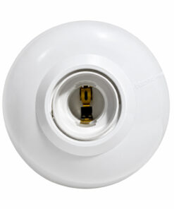 Portalámpara Rosca E27 Blanco Oval Bticino P23B