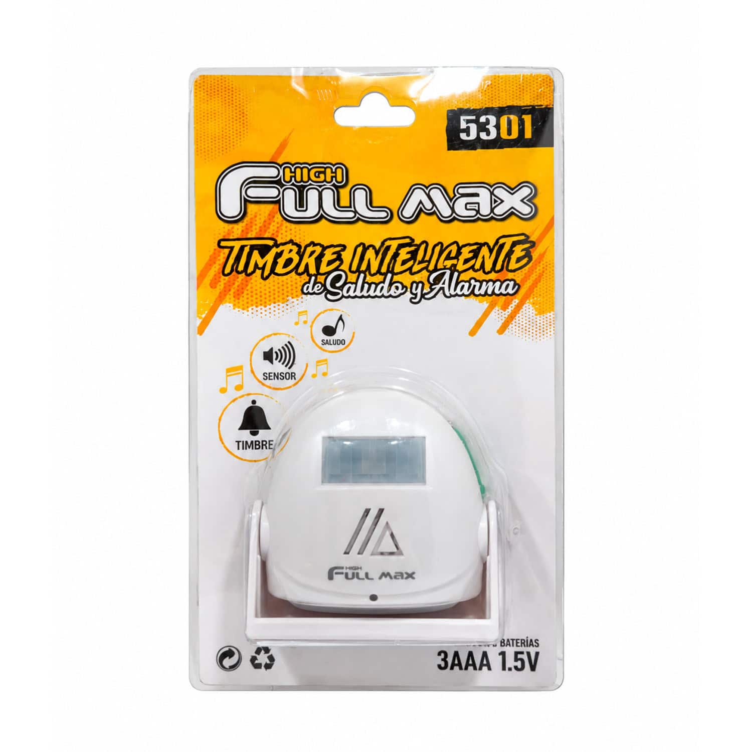 TIMBRE C/MELODIA SENSOR DETECCIÓN 5/10M 110° 5301 "HFM" - Imagen 6