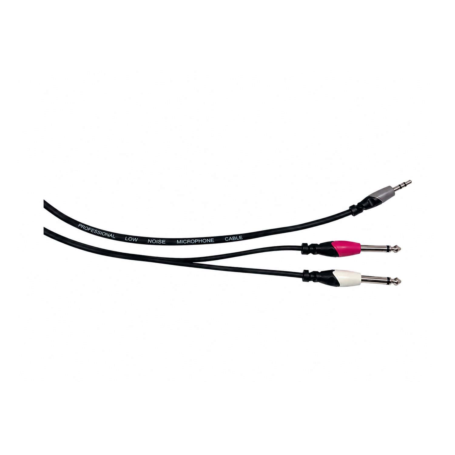 Cable de 1 Plug Stereo 3.5mm a 2 Plug Mono 6.35mm 2M BI162/2M SOUNDKING - Imagen 2