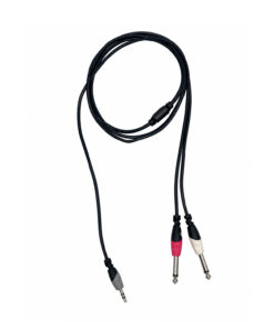 Cable de 1 Plug Stereo 3.5mm a 2 Plug Mono 6.35mm 2M BI162/2M SOUNDKING - Imagen 3