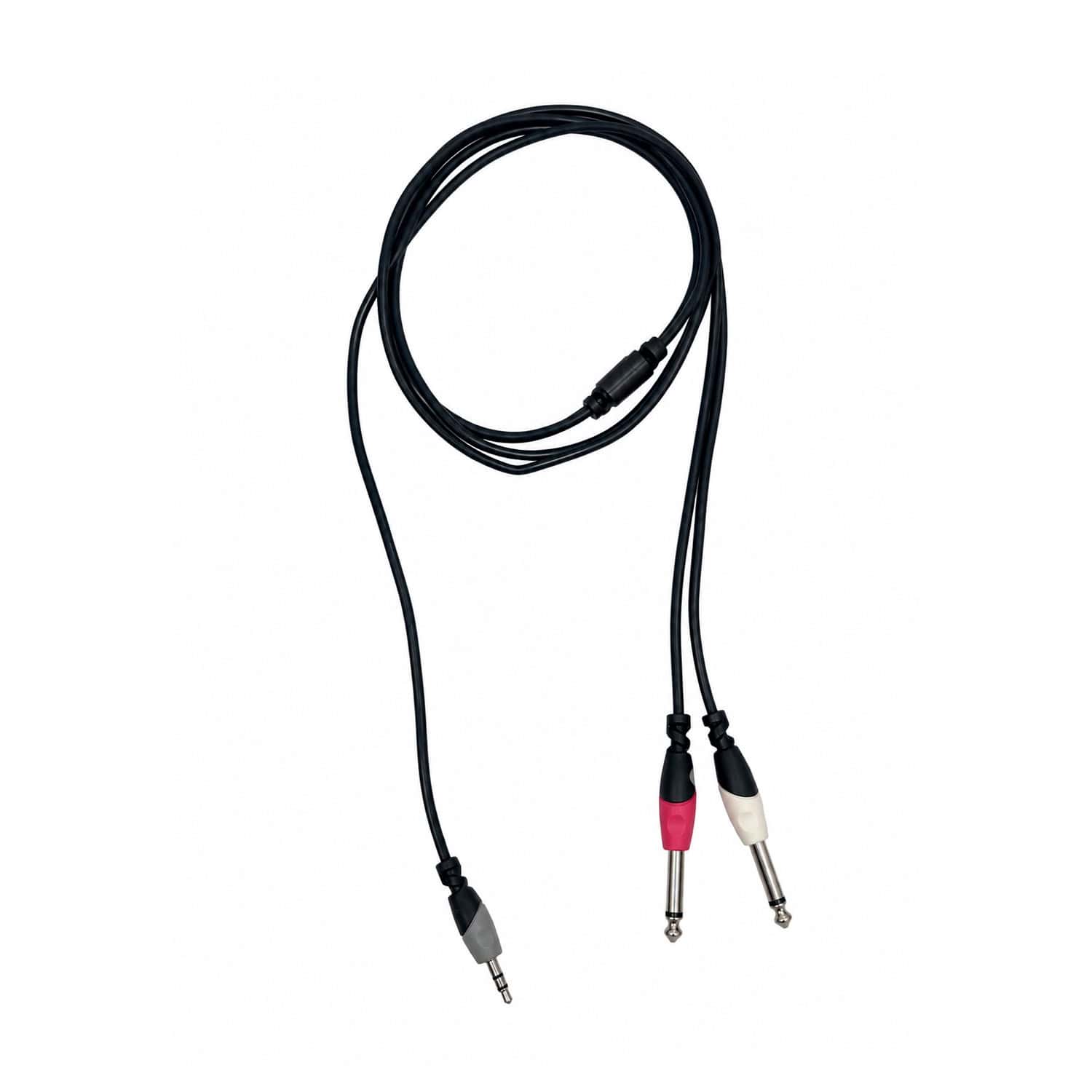 Cable de 1 Plug Stereo 3.5mm a 2 Plug Mono 6.35mm 2M BI162/2M SOUNDKING - Imagen 3