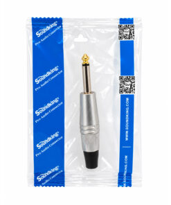 Plug Mono 6.3mm Bañado Cromado Satinado CC626 SOUNDKING - Imagen 4