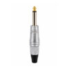 Plug Mono 6.3mm Bañado Cromado Satinado CC626 SOUNDKING