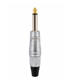 Plug Mono 6.3mm Bañado Cromado Satinado CC626 SOUNDKING